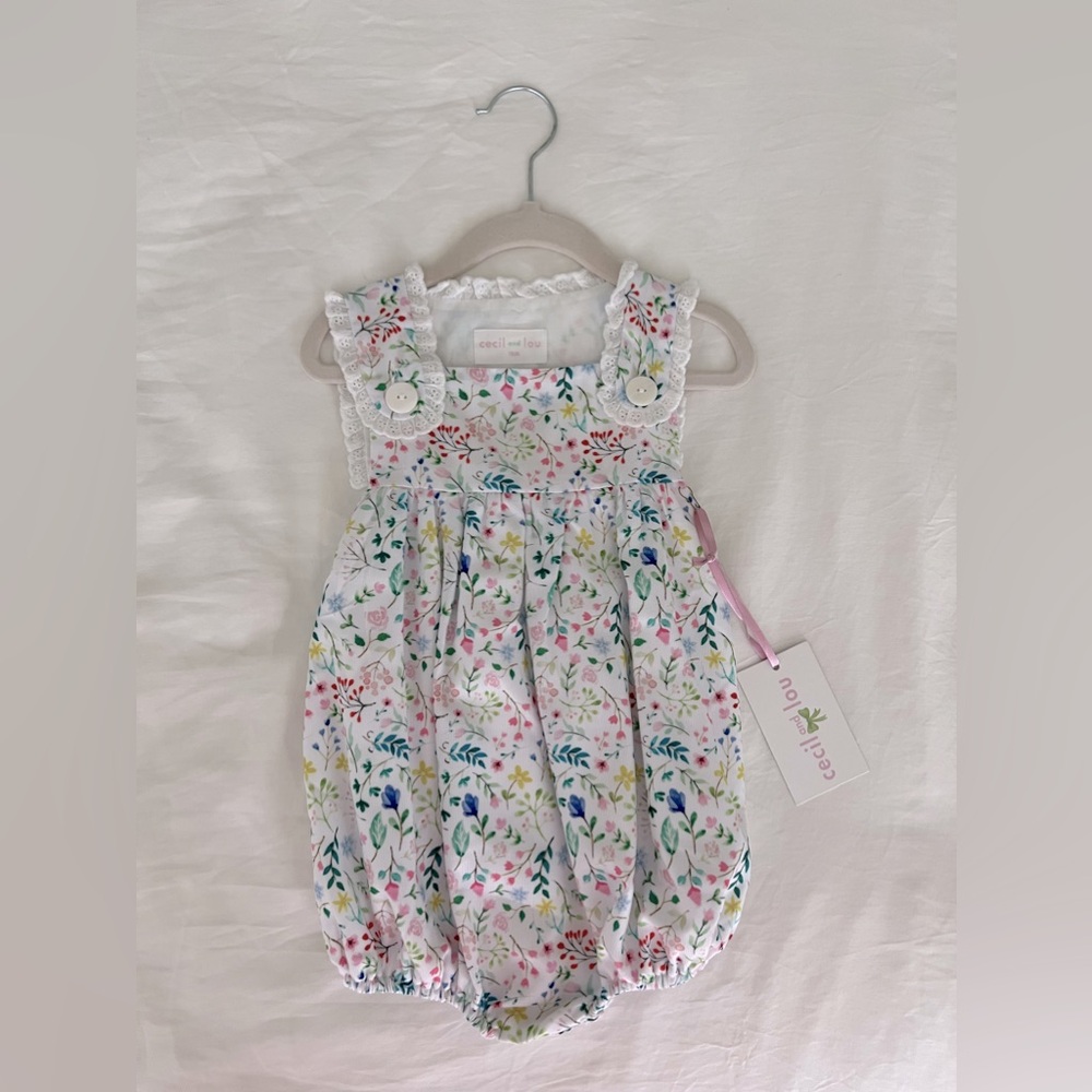 Cecil & Lou girls bubble/romper